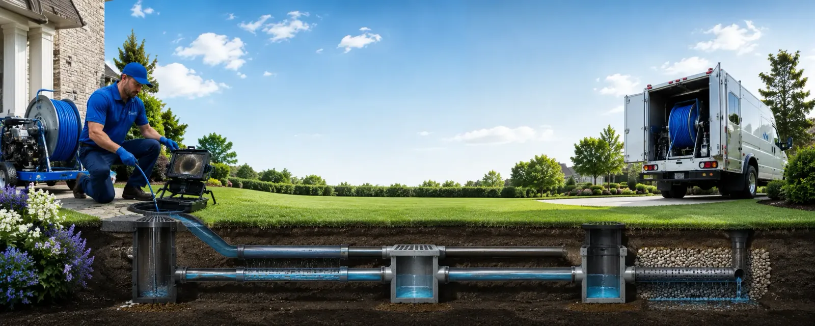 Outdoor drain cleaning information for Midland, AR